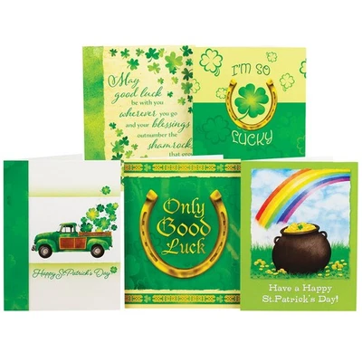 St. Patricks Day Card Assortment Set of 20 - Image 1 of 4