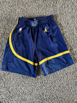 Jordan Royal Golden State Warriors 2022/23 Statement Edition Swingman Shorts - Image 1 of 4