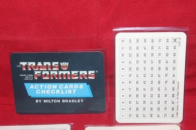 1985 Hasbro Transformers Card #96 Checklist Clean Crisp Pack Fresh - Image 1 of 3