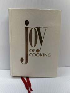 Leather The Joy Of Cooking Vintage Cookbook 1975 Edition Irma Rombauer Hardcover - Picture 1 of 14