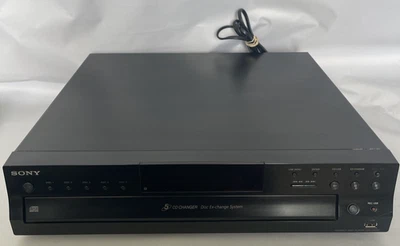 🔥🔥 Turns ON - SONY CDP-CE500 5 Disc CD Changer Player:  FOR PARTS OR REPAIR - Image 1 of 4