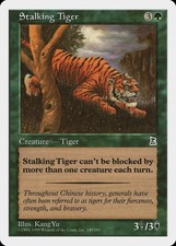 Stalking Tiger Portal Three Kingdoms PLD Green Common MAGIC MTG CARD ABUGames