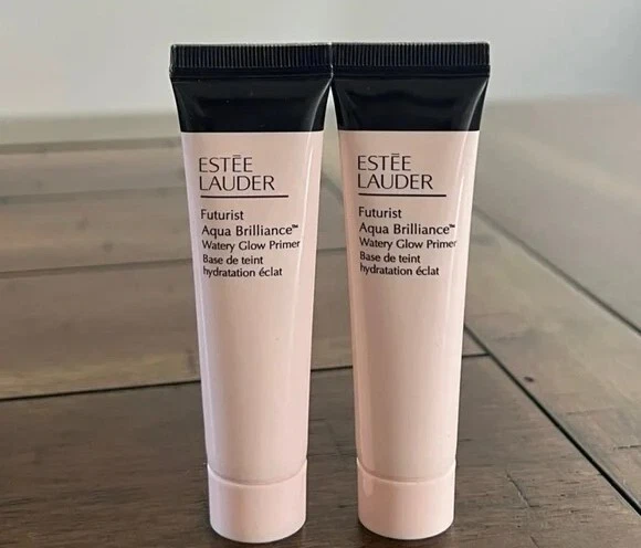 2x Estee Lauder Futurist Aqua Brilliance Watery Glow Primer 0,5 oz/15 ml = 1 OZ Foto 1 de 1