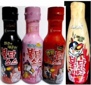 Samyang Buldak Hot Spicy Sauce [Original/Extremely Spicy/Carbo/Mayo] 200g / 7oz - Picture 1 of 27