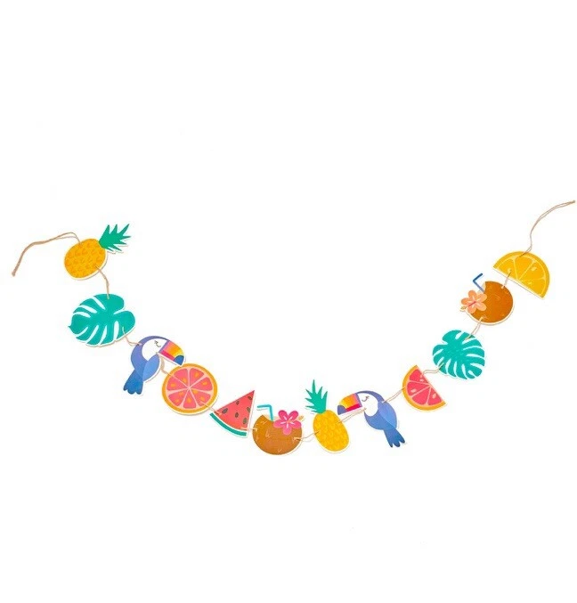 Fiesta de Verano Tropical Barbacoa Jardín Bunting 2m Foto 1 de 1