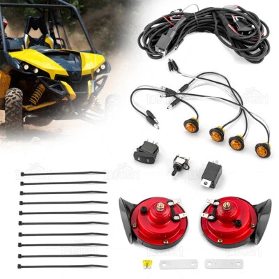 Kits de bocina de luz de señal de giro LED para Can-Am Commander 1000 800 4 piezas interruptor de palanca Foto 1 de 4