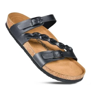 Women's Viking-Black Strappy Sandals - Picture 1 of 5