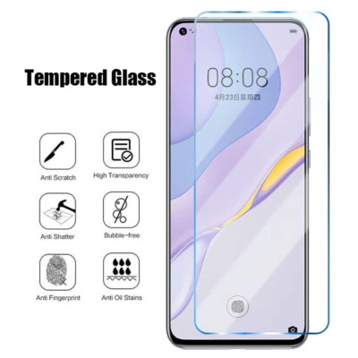 For Huawei P40 Pro P30 Lite P20 Glass Screen Protector Full Cover Tempered Film - Image 1 of 4