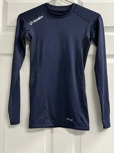 Sondico Boys Blue Optivent Sport Baselayer Long Sleeve Top - Size XS - EUC - Picture 1 of 7