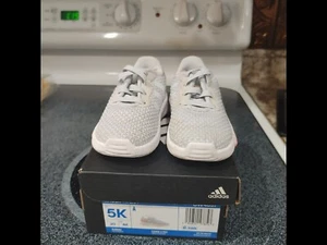 Adidas Racer TR 2.01 Sneakers Shoes Girls Size 4K 4 Toddler GW4837 New Gray - Picture 1 of 3