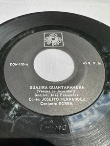 Joseíto Fernández - Guajira Guantanamera / Piano, Ritmo Y Laud 7" Latin Cuba VG - Imagen 1 de 2