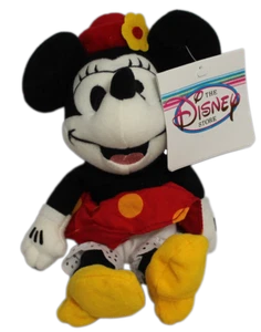 "Bolso de peluche Disney Bean Minnie década de 1930 8" - Imagen 1 de 1