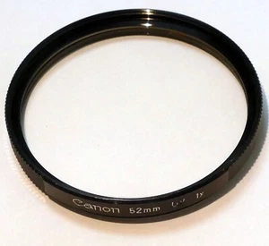 Canon 52mm Filter UV 1X Multi-coated Japan 50mm f1.4 nFD - EOM Original - Picture 1 of 7