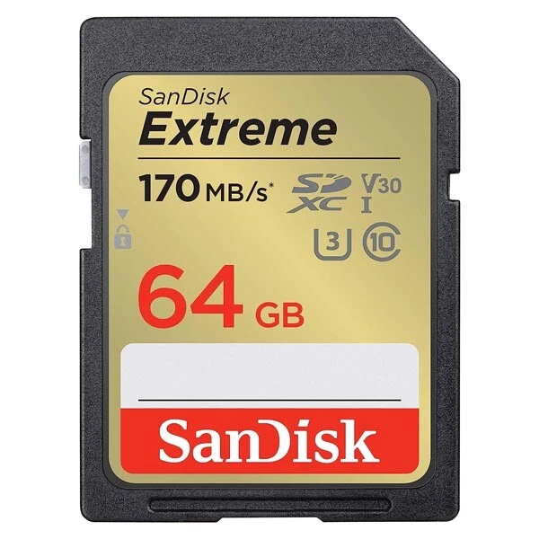 SanDisk 64GB Extreme UHS-I SD Card - image 1 of 1
