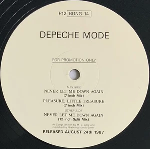 DEPECHE MODE -Never Let Me Down Again- Very Rare UK 12" Promo P12BONG14 (Vinyl) - Picture 1 of 2