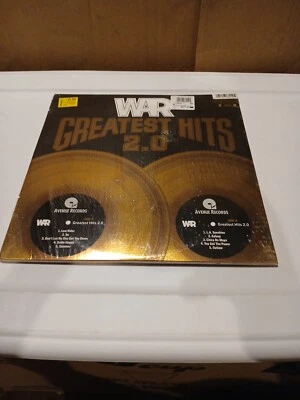 WAR "GREATEST HITS 2.0" (GOLD VINYL) 2 LPS BRAND NEW! plastic wrap is torn - Image 1 of 3