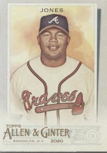 2020 ALLEN & GINTER CHIPPER JONES Base Short Print - Atlanta Braves - # 318 - Bild 1 von 1