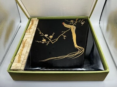Vintage Kyoto lacquerware lacquer Zohiko Makie Album By Nishimura Hikobei - Image 1 of 4