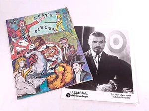 ✅ Circus Program Hunt's Souvenir Magazine Sebastian Human Target Photo Vintage - Picture 1 of 5