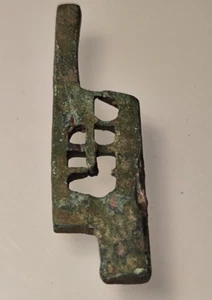 ANTIGUO PERNO DE CERRADURA LLAVE DE BRONCE ROMANO. 1er-3rd. SIGLO AD. - Imagen 1 de 11