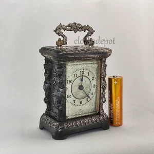 Orologio ufficiale carrozza in rilievo miniatura Ansonia - Foto 1 di 5