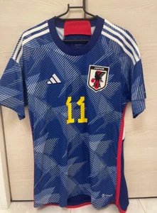 adidas Soccer Japan National Team Uniform JFA #11 Takefusa Kubo Unisex size M - Picture 1 of 5