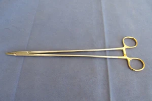Pilling Weck 510140 Surgical 11 3/4" Mayo Hegar TC Needle Holder 16.3 x 3.5mm - Picture 1 of 13