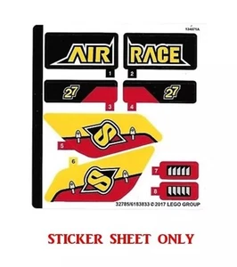 LEGO STICKER SHEET for 60144 Race Plane, New & Genuine! - Picture 1 of 2