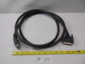 6 Foot 25 Pin Male to Female Data Cable Computer DB25 - Photo 1/3