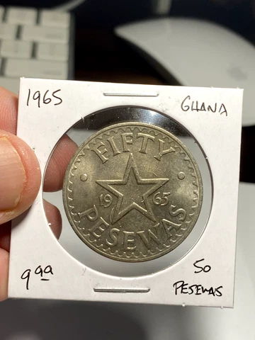 1965 Ghana 50 Pesewas Cover