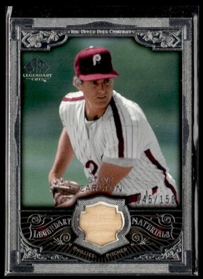 2006 SP Legendary Cuts Materials Silver Steve Carlton Bat 045/150 Philadelphia - Image 1 of 2