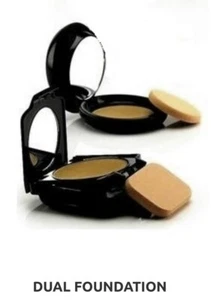 DUAL FOUNDATION - WARM BEIGE #42 USE WET OR DRY FROM MUA COUNTER!!! - Picture 1 of 2