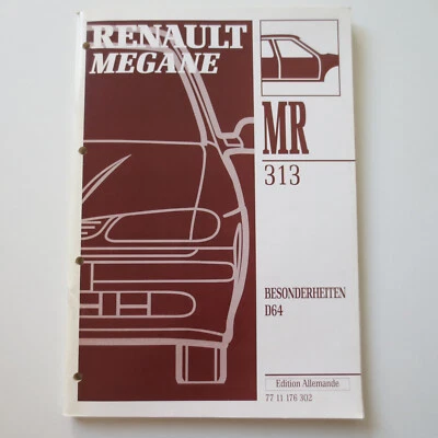 Werkstatthandbuch Renault Megane I Coupe Karosserieteile Besonderheiten D64  - Bild 1 von 2