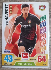 Topps Match Attax Bundesliga 17/18 - 208 - Kai Havertz. Bayer 04 Leverkusen - Bild 1 von 1