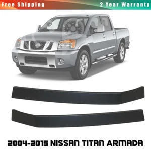 Front Headlight Molding Trim Fillers For 2004-2015 Nissan Titan Armada - Picture 1 of 10