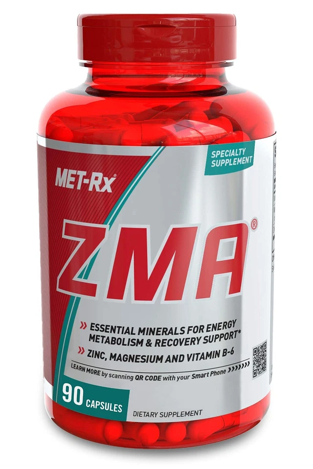 MET-Rx ZMA Suplemento Dietético, Cápsulas Suplemento ZMA, 90 unidades Exp 2025/10 Foto 1 de 4