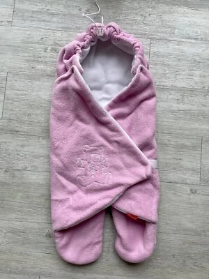 Einschlagdecke Babyschale Autoschale Maxi Cosi Kinderwagen Rosa Byboom - Bild 1 von 3