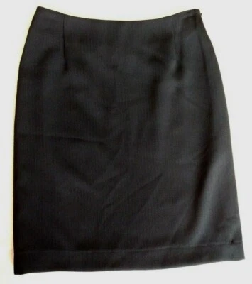 Falda lápiz para mujer talla 2 GARFIELD & MARKS negra con abertura lateral Foto 1 de 4