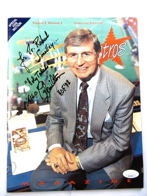 Milo Hamilton Signed Autographed Magazine Houston Astros Holy Toledo JSA AG39517 - Image 1 of 4