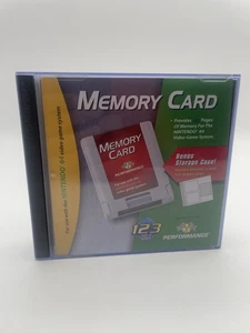Tarjeta de memoria Performance Nintendo 64 N64 CIB con caja - Imagen 1 de 7