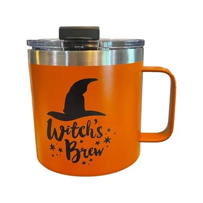 Taza de café de Halloween de acero inoxidable Witch’s Brew de 15 oz Foto 1 de 4