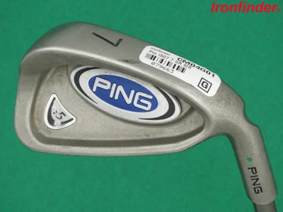 Ping i5 Single 7 Iron Graphite TFC 100 Regular Shaft Mens Right Handed Green Dot - Image 1 of 4