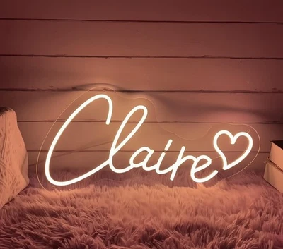 Custom Neon Light Up Sign – Personalized LED Name Sign Home Decor Gift - Image 1 of 4