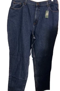 LL Bean Women's Dbl L Jeans Plus 20W Reg Hgrs Stonewashed NWT - Picture 1 of 23