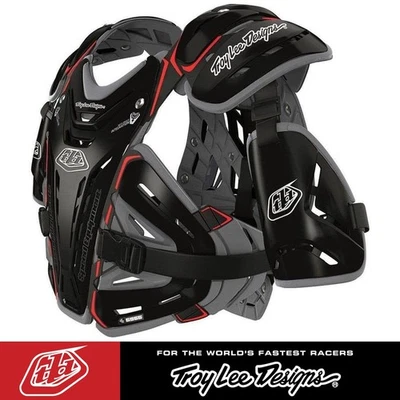 Troy Lee Designs Kids Motocross Body Armour ULTIMATE Boys MX Protector  Black — 第 1/4 张图片