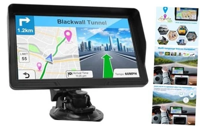 GPS Navigator for Car Truck RV - 9 Inch HD Navigation System with 2025 Maps,  - Image 1 of 4