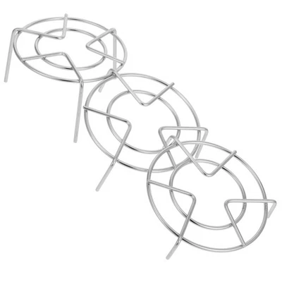  3 PCS Steaming Rack Stainless Steel Induction Cooker Stand Cooking - Image 1 of 4