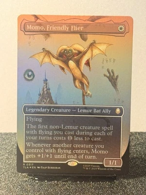 Momo, Friendly Flier (Borderless) Avatar: The Last Airbender Foil - Image 1 of 2