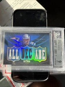 2010 Triple Threads Tom Brady BGS 9 TTR-68 all decade 2/36 2 color - Picture 1 of 2
