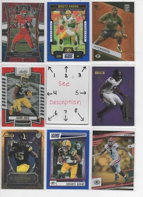 GREEN BAY PACKERS Serial #'d Rookies Jerseys Autos Adams Favre Jones Cobb Driver - Image 1 of 4